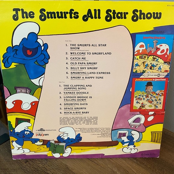 Vintage Smurf records - Picture 3 of 10